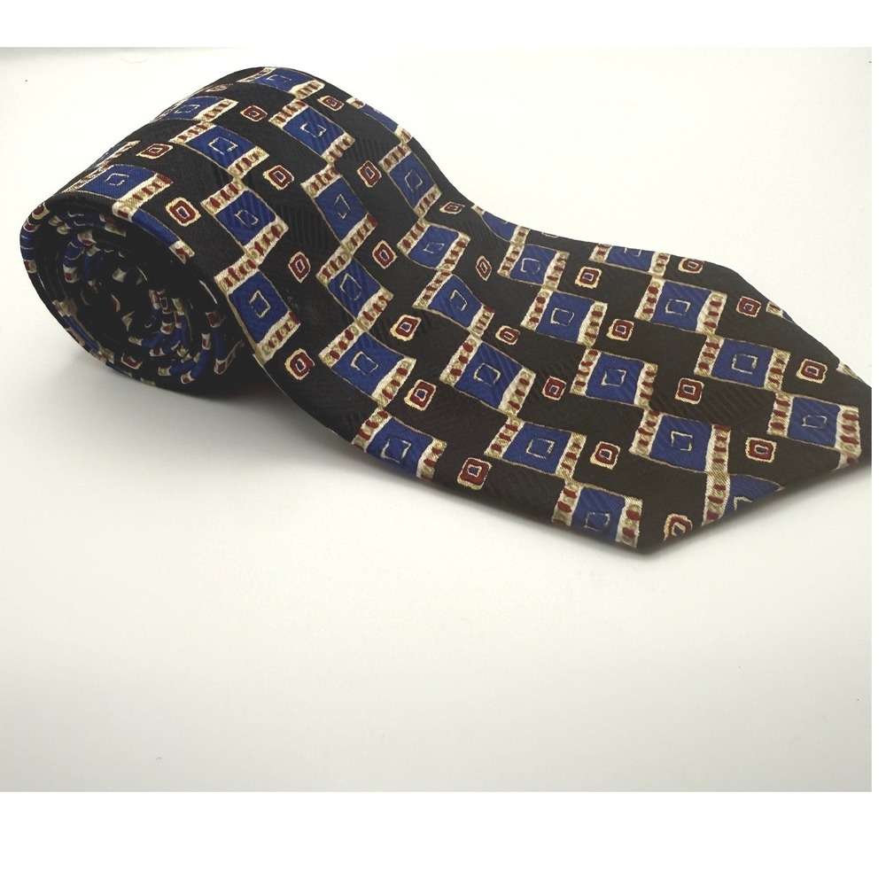 Robert Talbott Studio Silk Tie Mens Geometric Square Culwell & Son-2509
